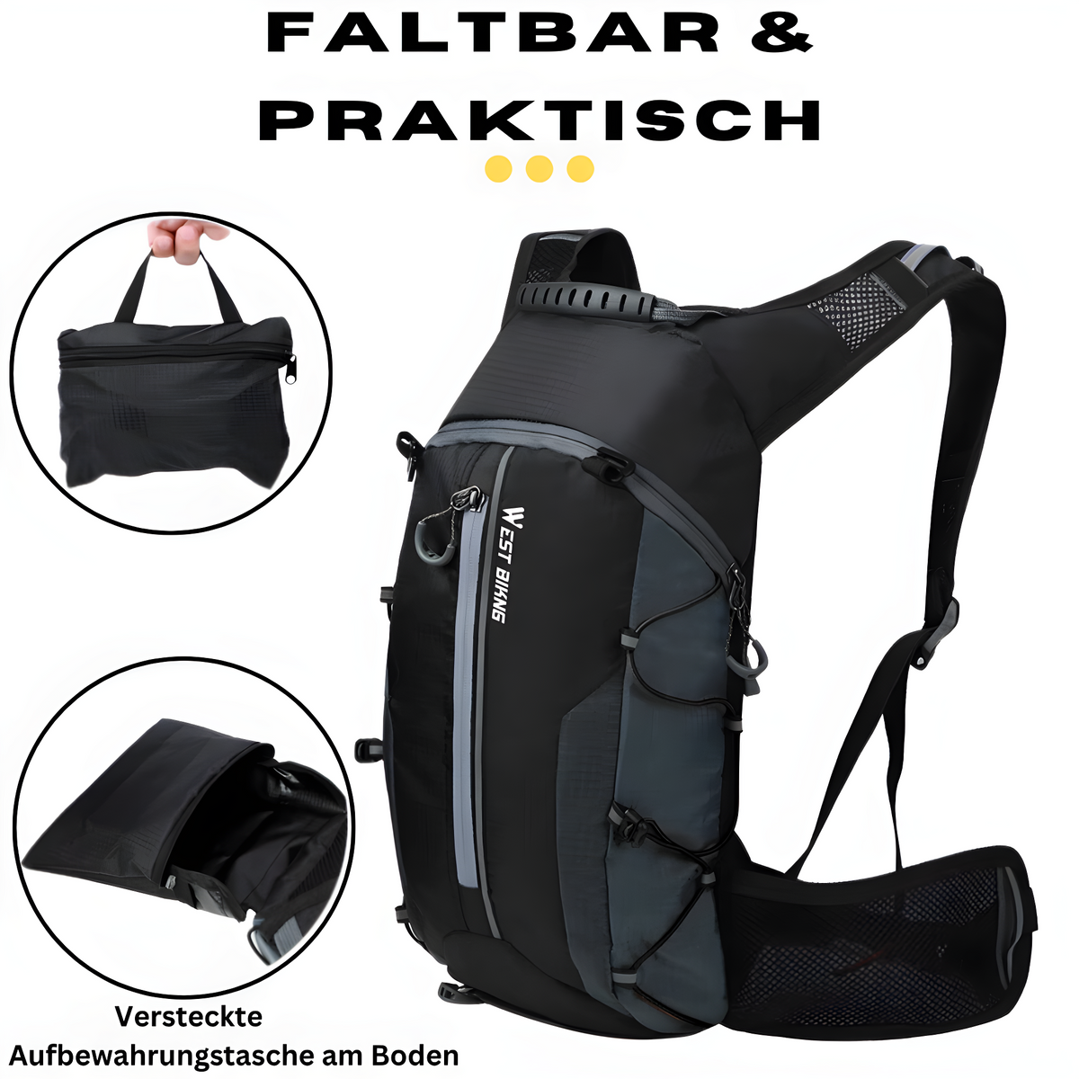 HydroRide multifunctionele hydratatierugzak