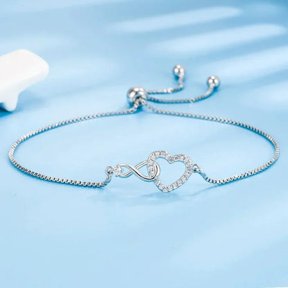 InfinityLove 925 sterling zilveren sieradenset