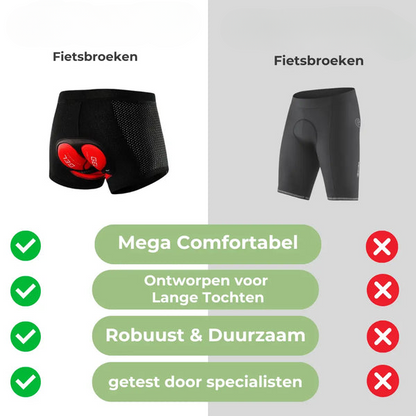 Unisex fietsbroek met gelvoering
