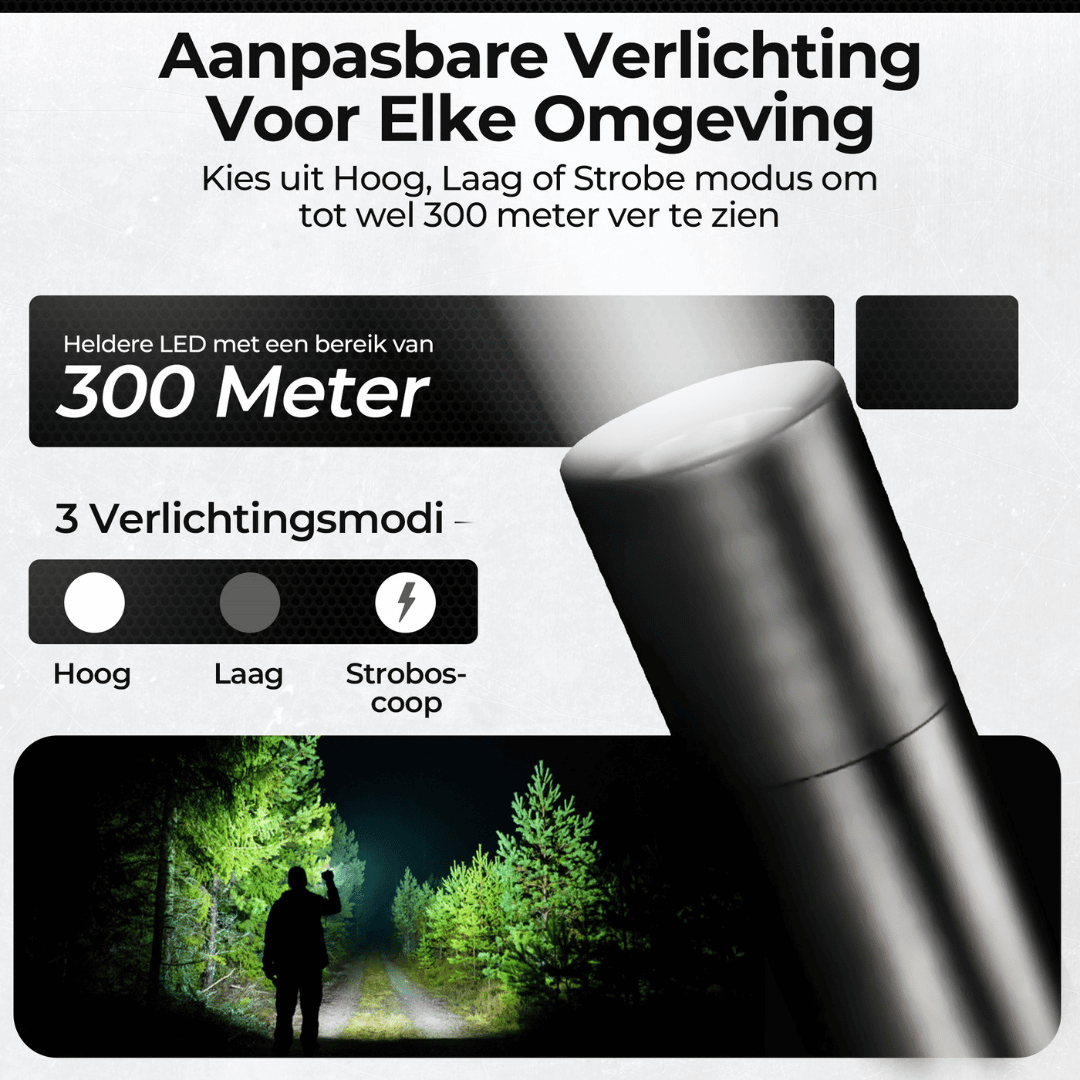 Flash Bat zelfverdediging zaklamp