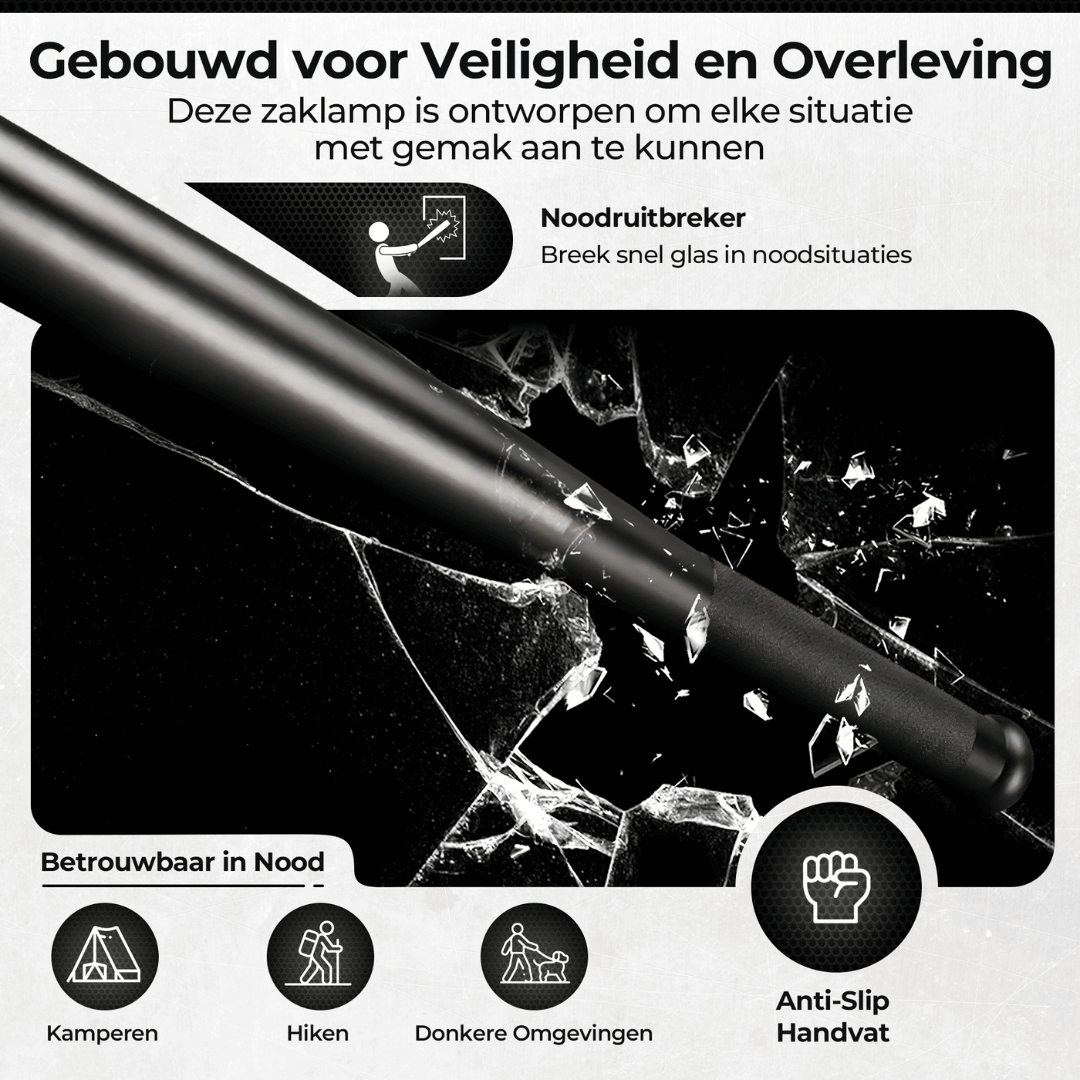 Flash Bat zelfverdediging zaklamp