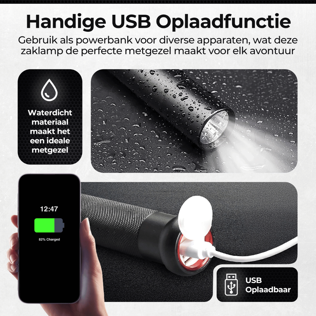 Flash Bat zelfverdediging zaklamp