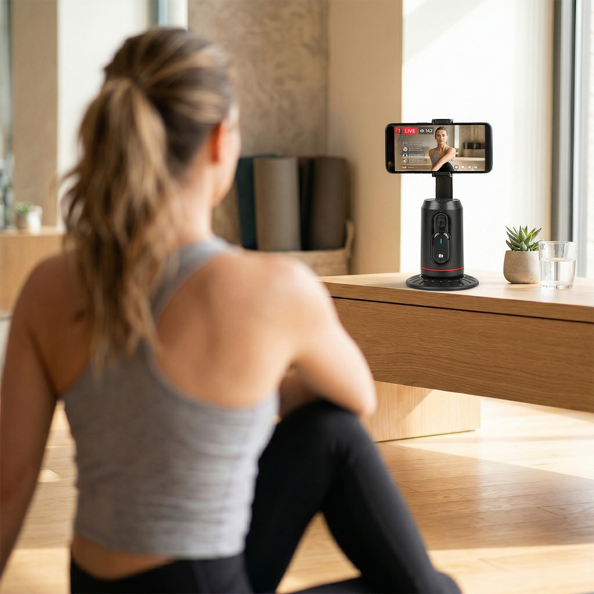 FocusFlow slimme auto-tracking telefoonstandaard