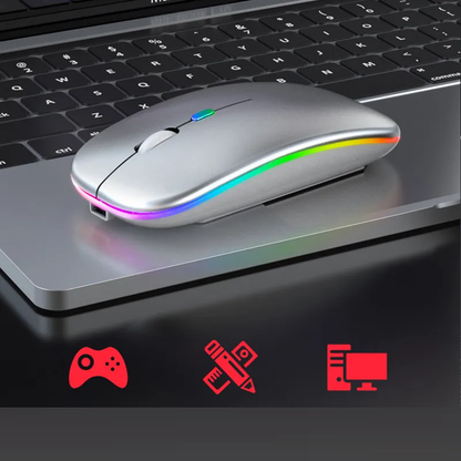 Draadloze LED oplaadbare muis