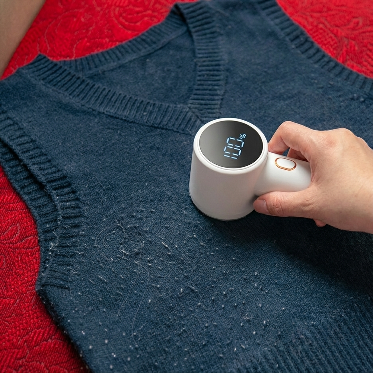FuzzClean oplaadbare pluizentondeuse