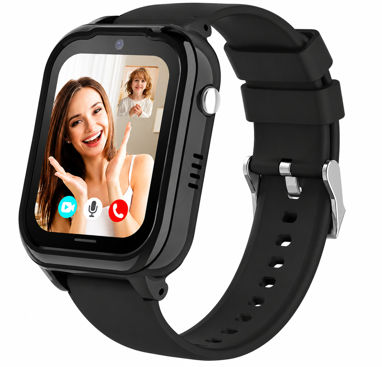 GPS Kinderhorloge met 4G – Videobellen, SOS Knop, GPS Tracker Kind – Smartwatch met Camera & WhatsApp