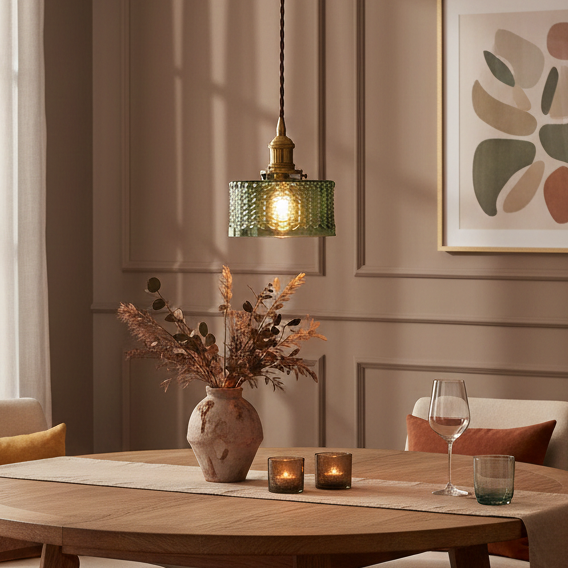 Japanse Glazen LED Hanglamp