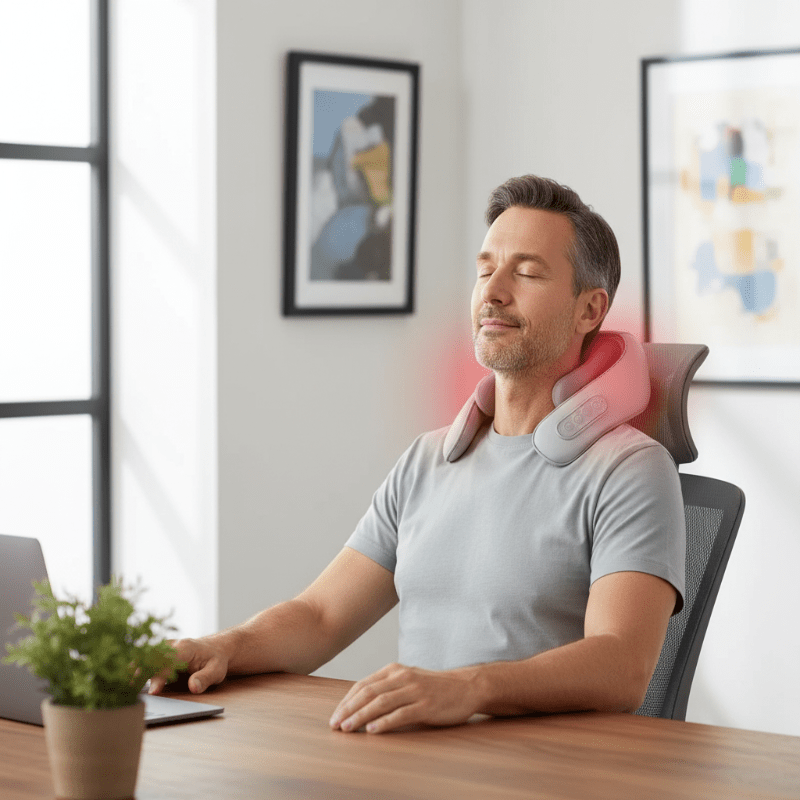 TRAPESHIELD elektrische nek- en trapeziusmassageapparaat