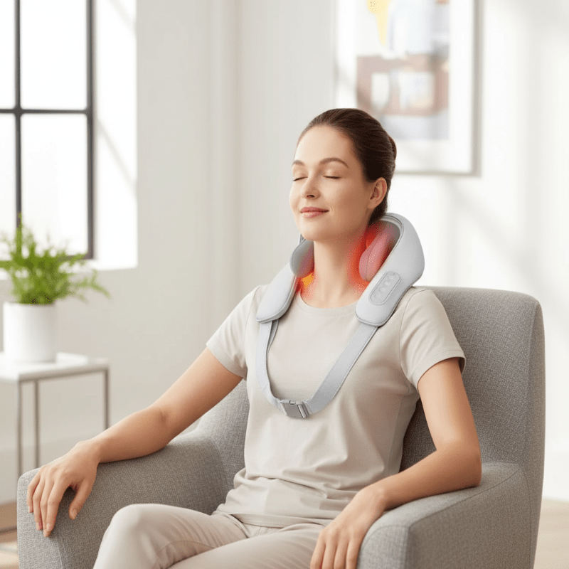 TRAPESHIELD elektrische nek- en trapeziusmassageapparaat