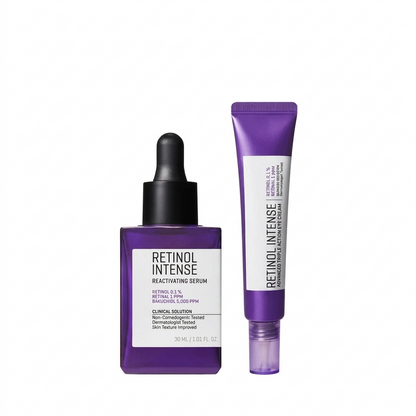 GlowFusion retinol serum & oogcrème duo