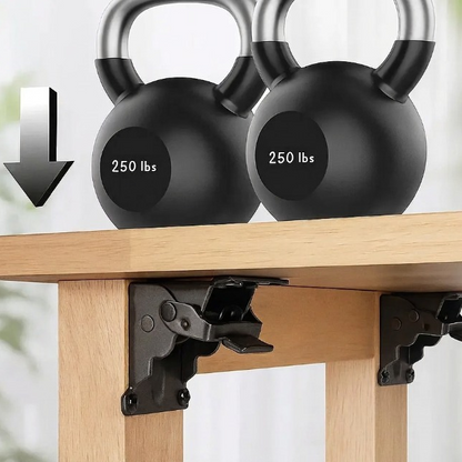 Klaphouderset voor wandmontage