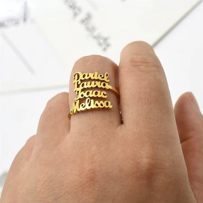 RingCrown gepersonaliseerde naamring