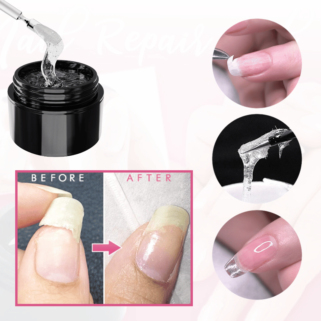 Gescheurde nagel reparatie gel