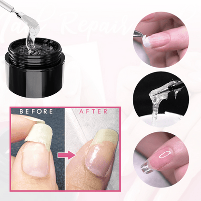 Gescheurde nagel reparatie gel