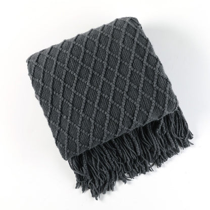 Scandinavische Gebreide Plaid en Bedsprei
