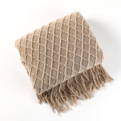 Scandinavische Gebreide Plaid en Bedsprei