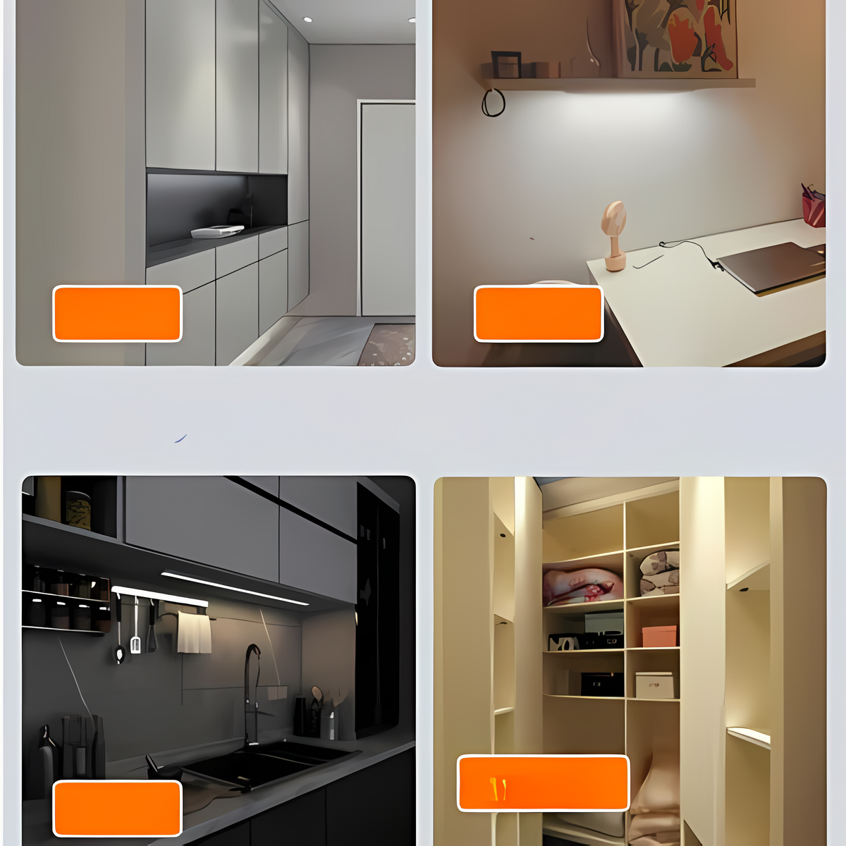 LumiStrip oplaadbare sensor-LED-strip
