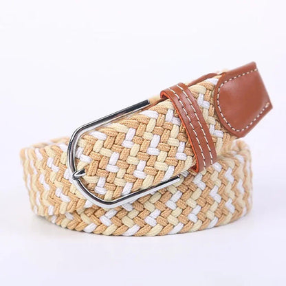 StretchBuckle elastische faux lederen riem