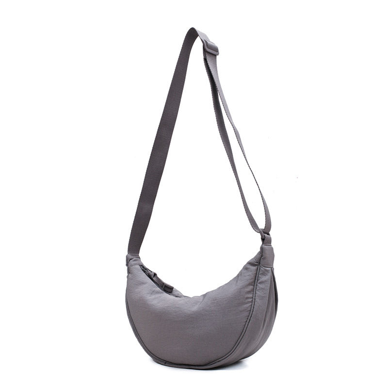 Ruime nylon schoudertas dames