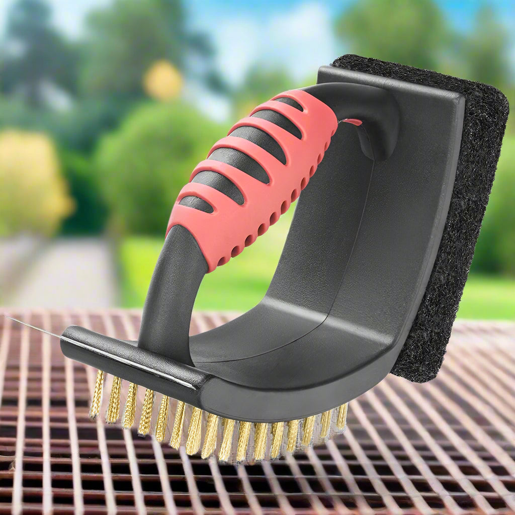 Navando 3-in-1 BBQ grillborstel