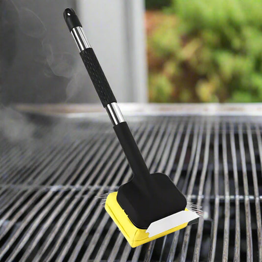 Grillborstel met Waterreservoir en Schraper