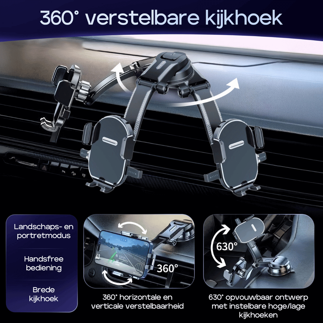Grippa universele auto telefoonhouder
