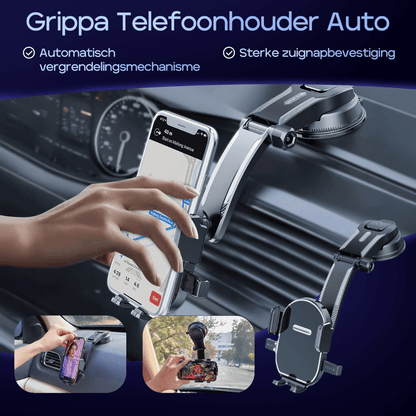 Grippa universele auto telefoonhouder