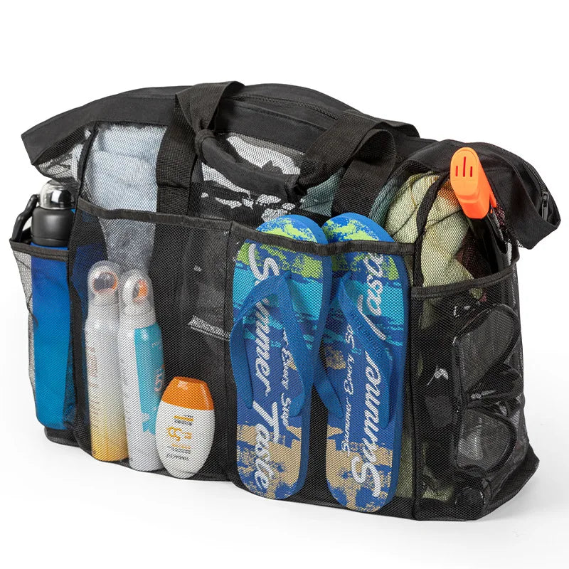 Navando grote mesh strandtas