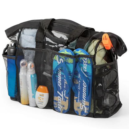 Navando grote mesh strandtas