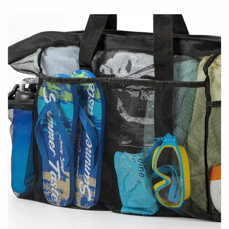 Navando grote mesh strandtas