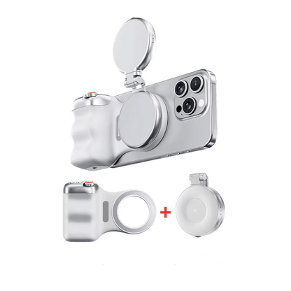 SNAPGRIP magnetische selfie grip met verlichting