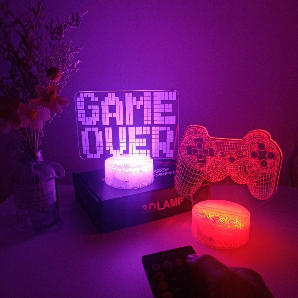Magische Gaming Nachtlamp met afstandsbediening