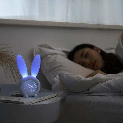 Bunny slaaptrainer kinderwekker met nachtlampje