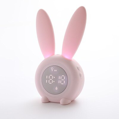 Bunny slaaptrainer kinderwekker met nachtlampje