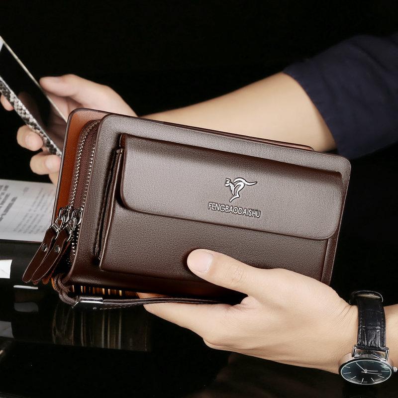 Korren leren heren clutch