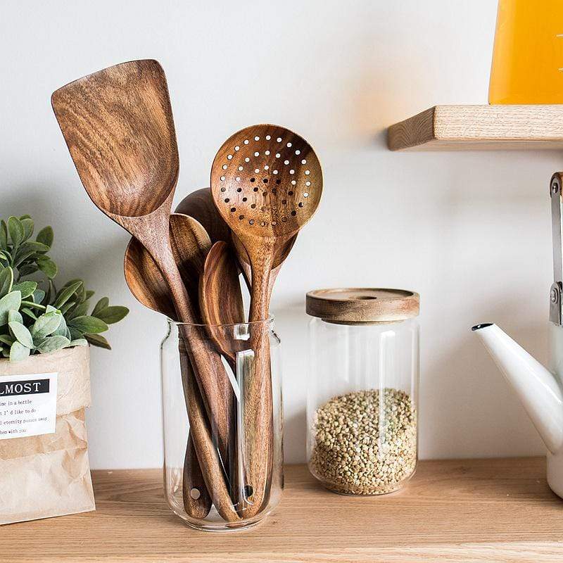 RustiCook natuurlijke houten keukenset