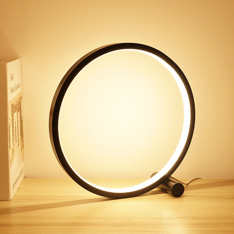 Halo cirkelvormige nachtkastlamp