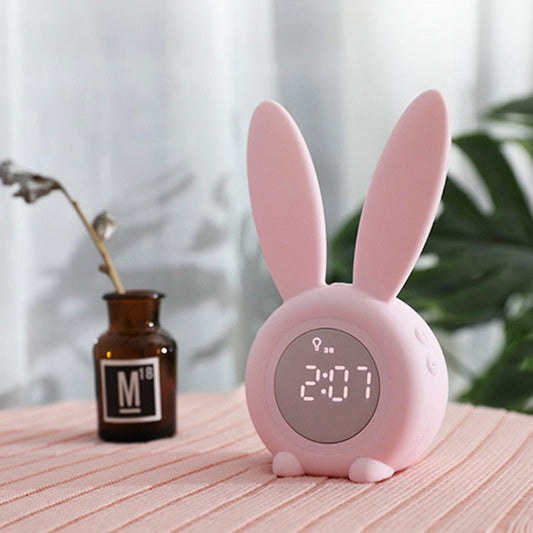 Bunny slaaptrainer kinderwekker met nachtlampje