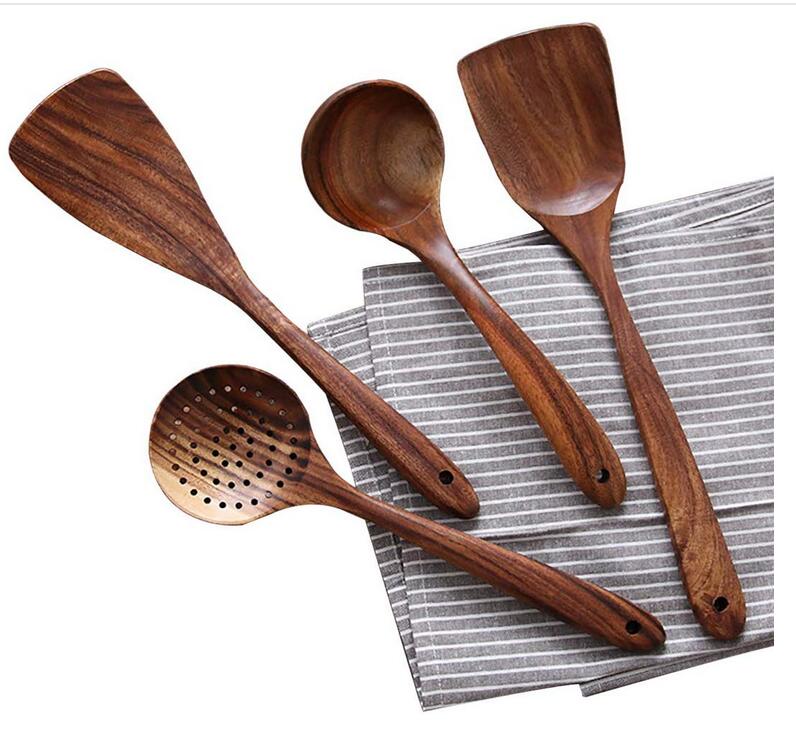 RustiCook natuurlijke houten keukenset