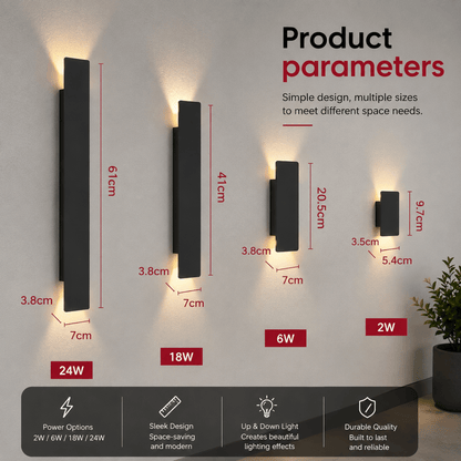 HARMONYLIGHT elegante LED-wandlamp