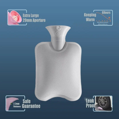 HeatCare warmwaterkruik met pluche hoes