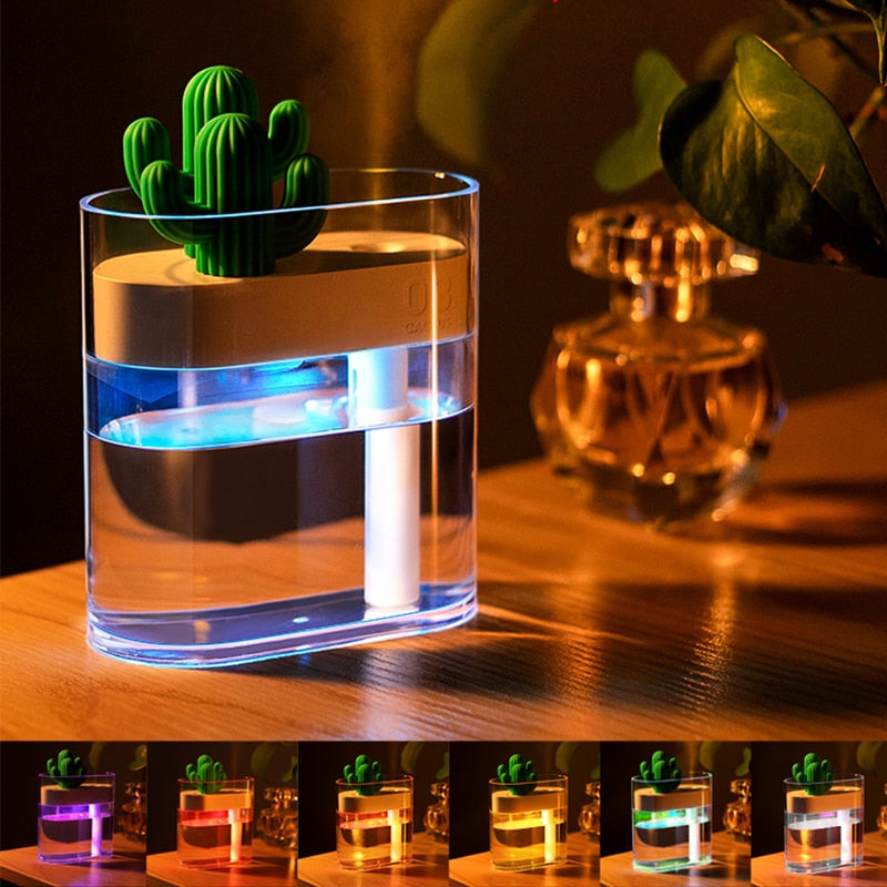CactusMist ultrasonische stille luchtbevochtiger