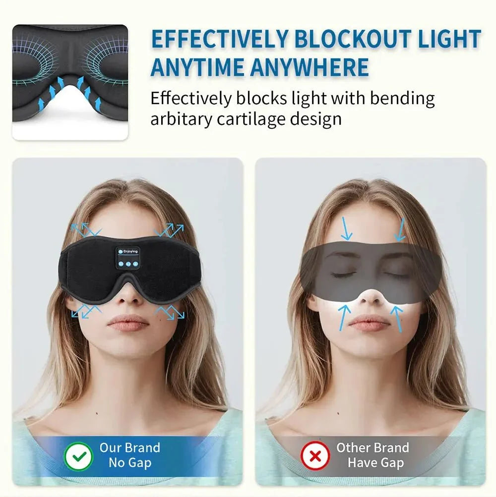 SNOOZEBEAT Bluetooth slaapmasker met muziek