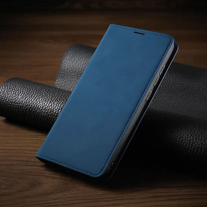 ArmorSleek magnetisch leren telefoonhoesje