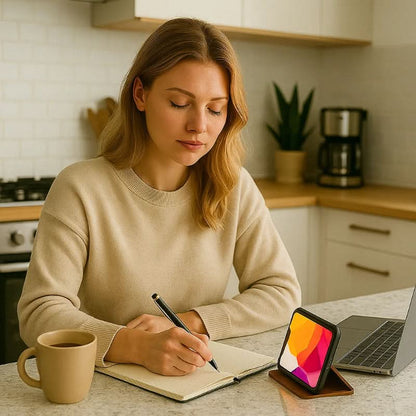 ArmorSleek magnetisch leren telefoonhoesje