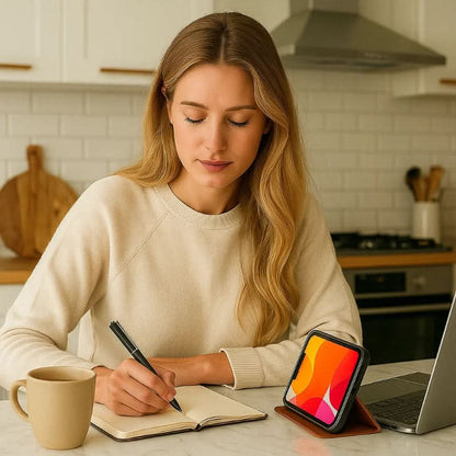 ArmorSleek magnetisch leren telefoonhoesje