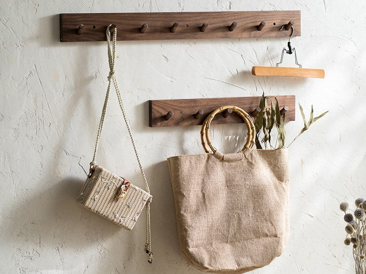 Zen minimalistische houten kapstok