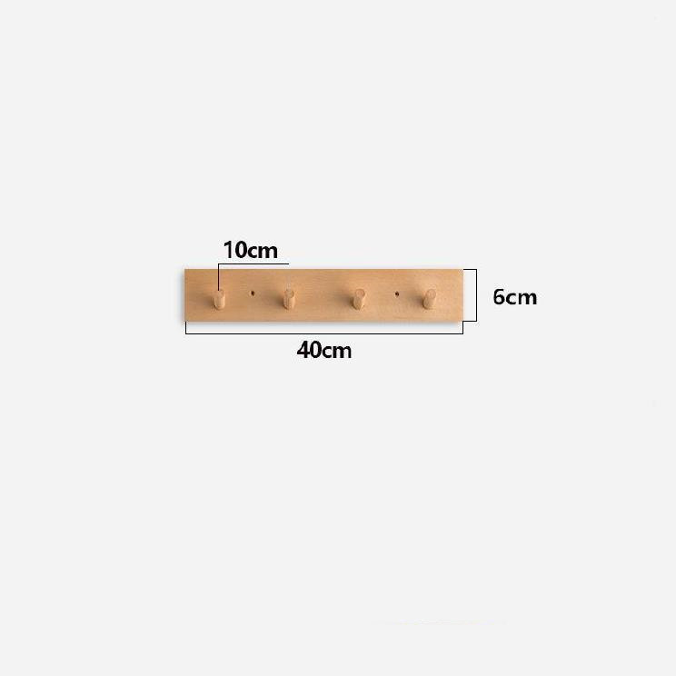 Zen minimalistische houten kapstok