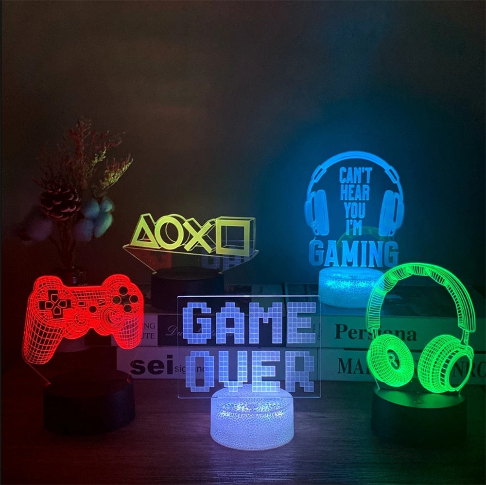 Magische Gaming Nachtlamp met afstandsbediening