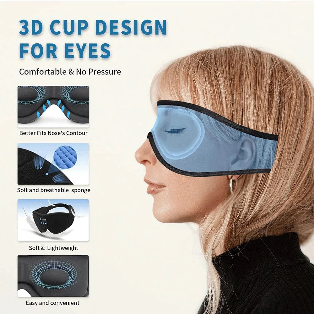 SNOOZEBEAT Bluetooth slaapmasker met muziek